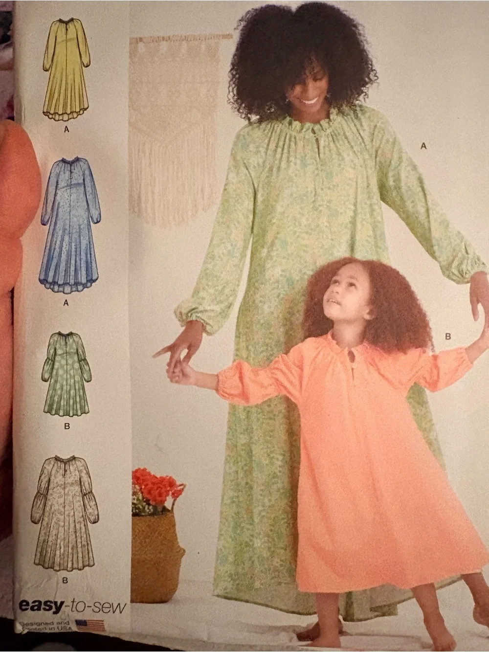 BN UNCUT SIMPLICITY 9462 A SEWING PATTERNS MOTHER DAUGHTER MATCHING SETS